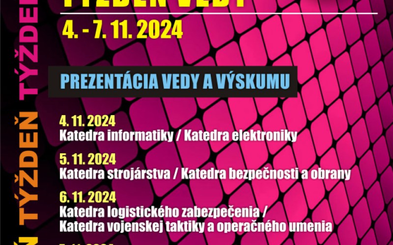 Týždeň vedy 2024