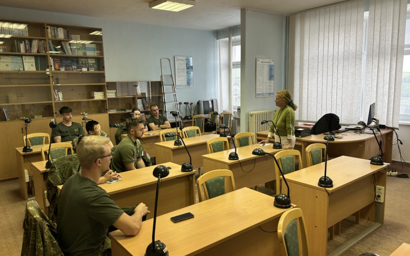 American lecturer Susie Naughton at our department