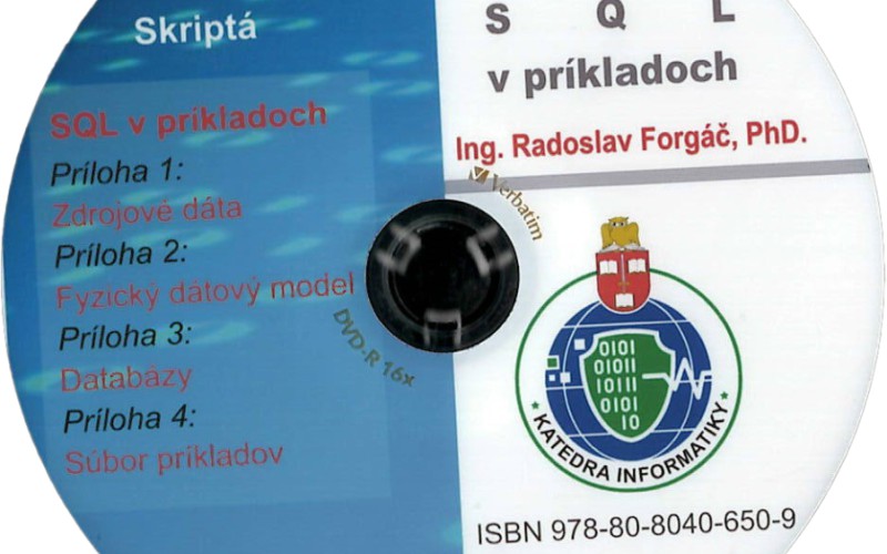 CD-ROM: SQL v príkladoch | Akadémia ozbrojených síl generála Milana ...