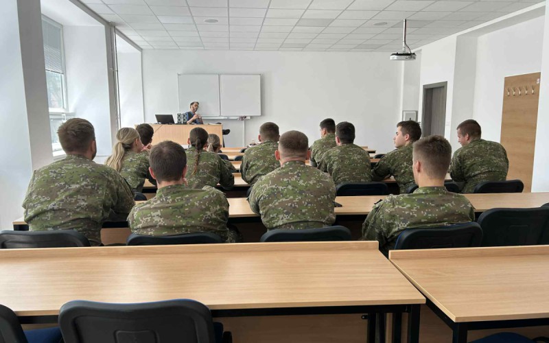 Visit of the foreign lecturer Kevin