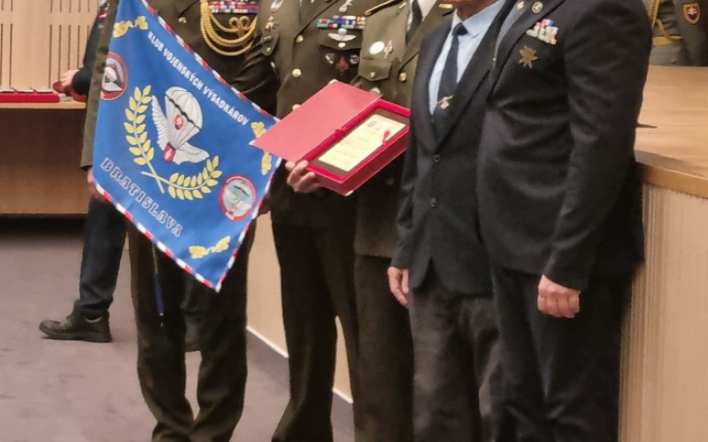 Výročná členská schôdza Klubu vojenských výsadkárov Bratislava