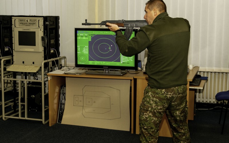 Strelecký výcvik na Simulačnom centre AOS