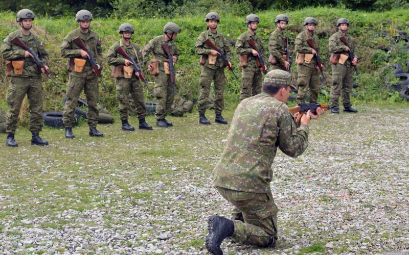 Basic military training - shooting range, September 2nd 2025