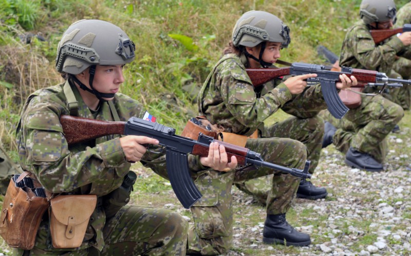 Basic military training - shooting range, September 2nd 2025