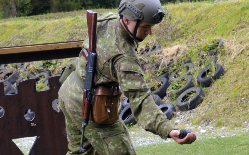 Basic military training - shooting range, September 2nd 2025