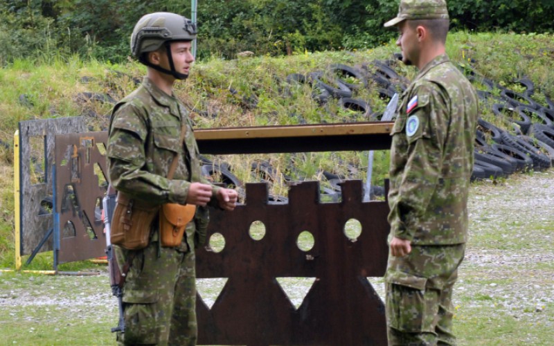 Basic military training - shooting range, September 2nd 2025