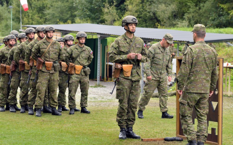 Basic military training - shooting range, September 2nd 2025