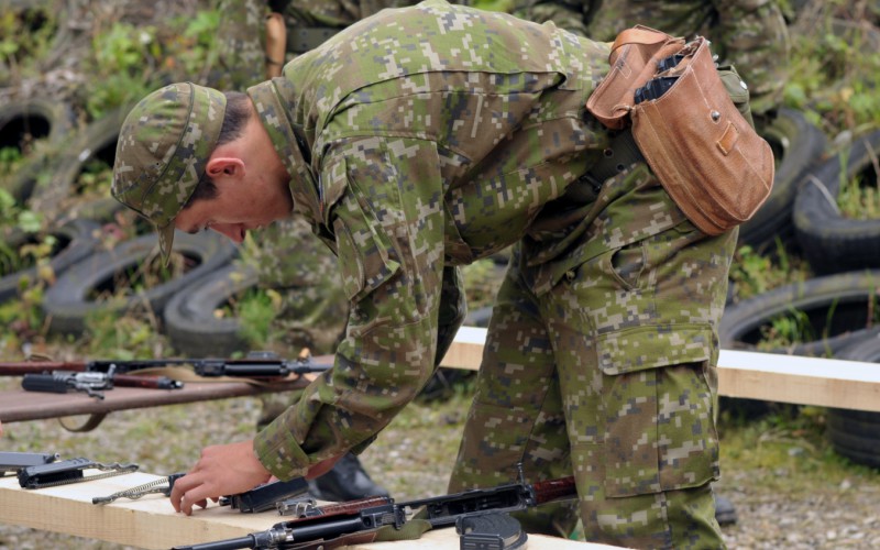Basic military training - shooting range, September 2nd 2025
