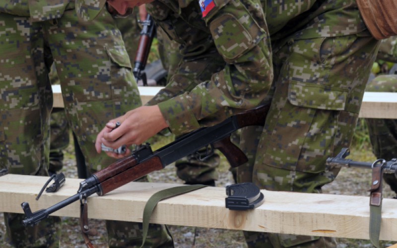 Basic military training - shooting range, September 2nd 2025