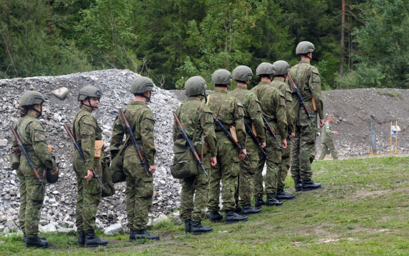 Basic military training - shooting range, September 2nd 2025
