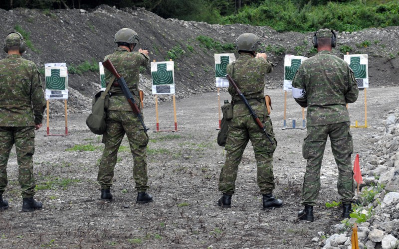 Basic military training - shooting range, September 2nd 2025