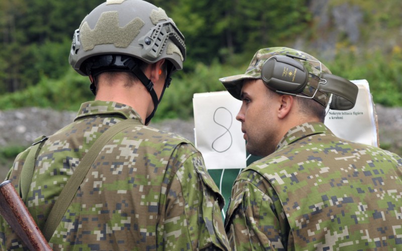 Basic military training - shooting range, September 2nd 2025