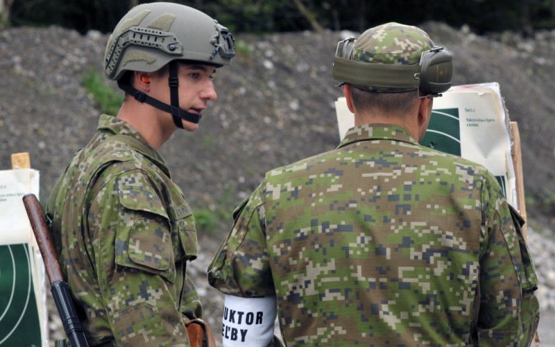 Basic military training - shooting range, September 2nd 2025
