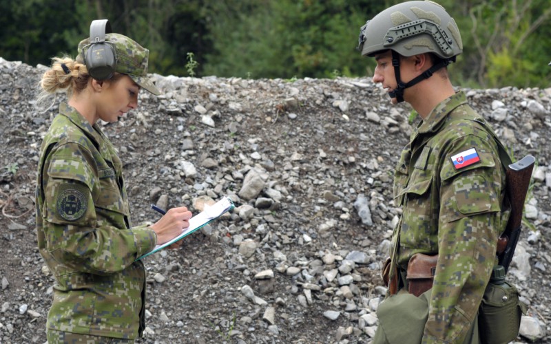 Basic military training - shooting range, September 2nd 2025