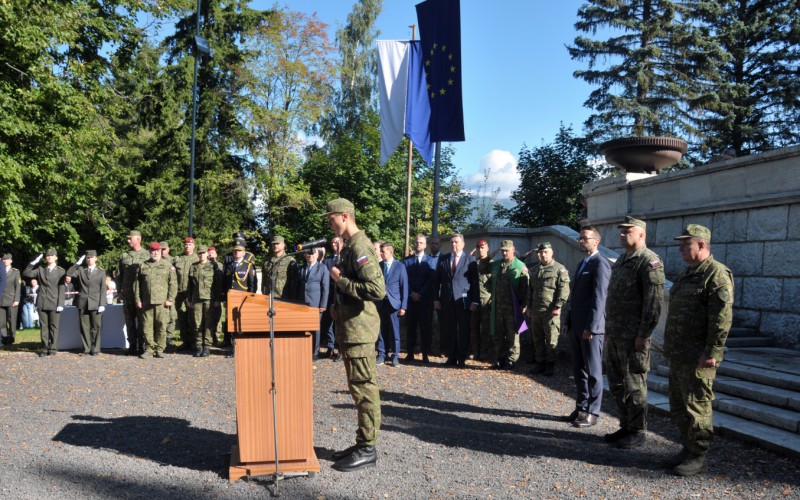 Military Oath of 1st year cadets - Háj, September 19th 2025