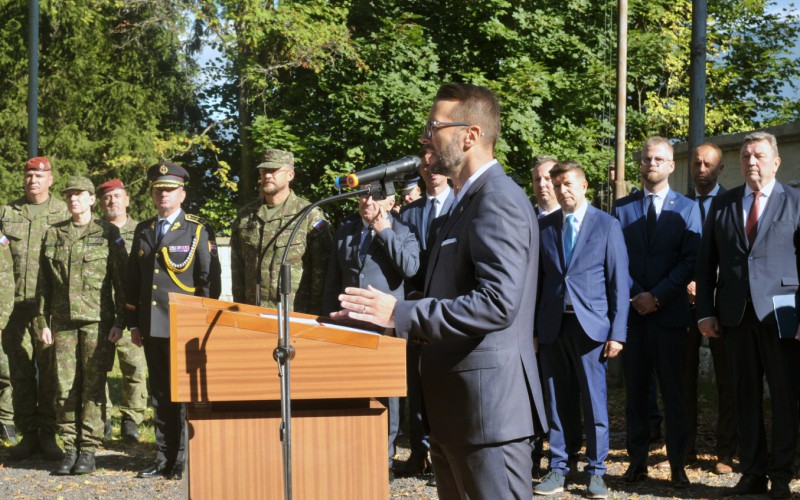 Military Oath of 1st year cadets - Háj, September 19th 2025