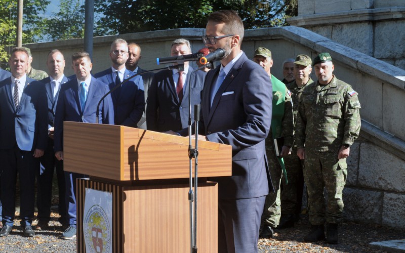 Military Oath of 1st year cadets - Háj, September 19th 2025