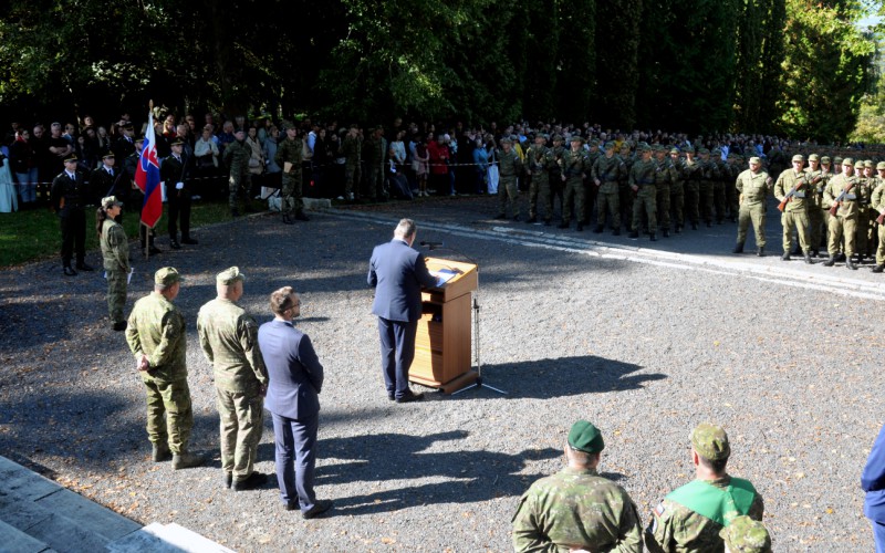 Military Oath of 1st year cadets - Háj, September 19th 2025