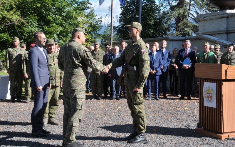 Military Oath of 1st year cadets - Háj, September 19th 2025