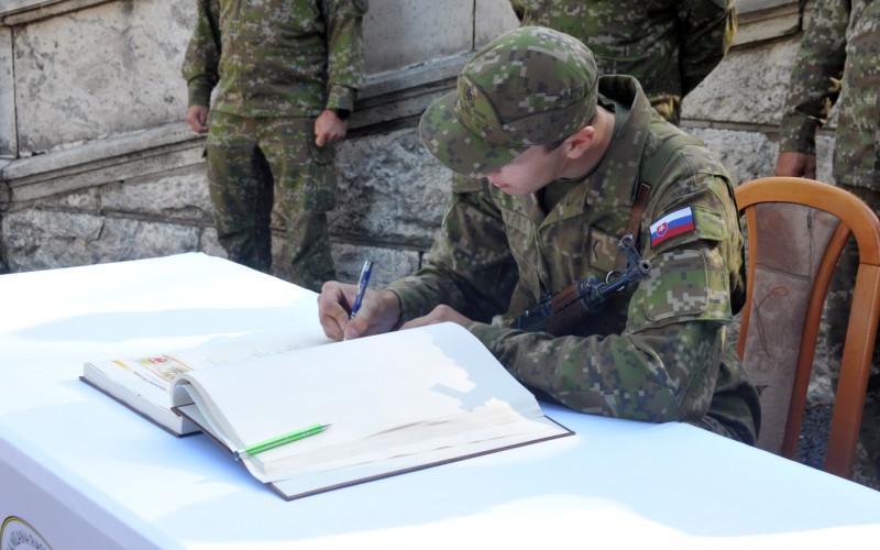 Military Oath of 1st year cadets - Háj, September 19th 2025