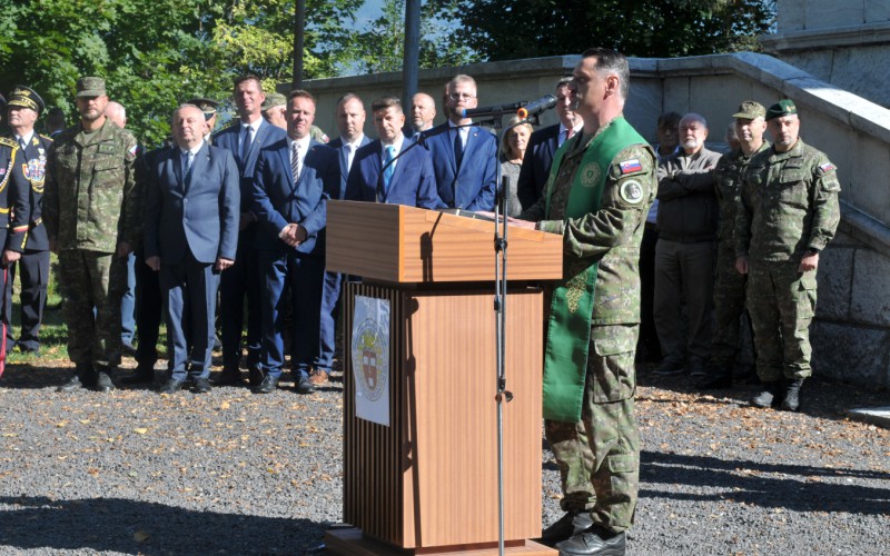 Military Oath of 1st year cadets - Háj, September 19th 2025