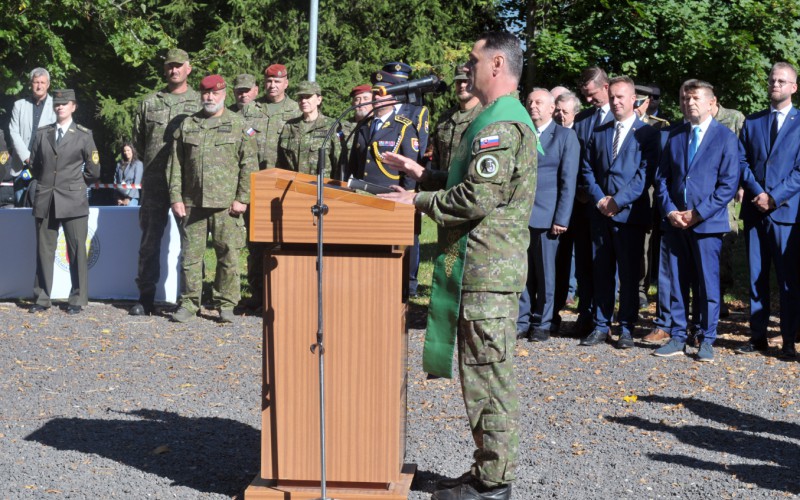 Military Oath of 1st year cadets - Háj, September 19th 2025