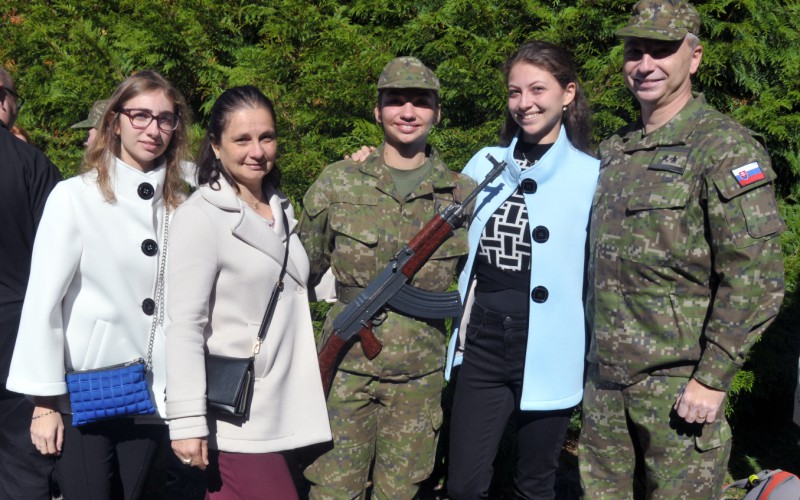 Military Oath of 1st year cadets - Háj, September 19th 2025
