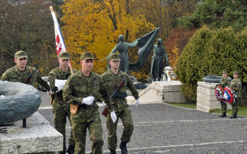 Memorial at military cemetery Háj-Nicovô, October 30th 2025