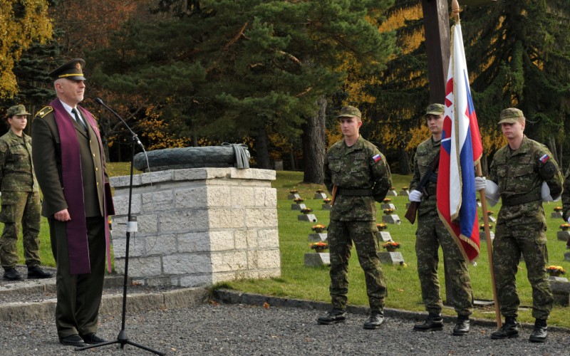 Memorial at military cemetery Háj-Nicovô, October 30th 2025