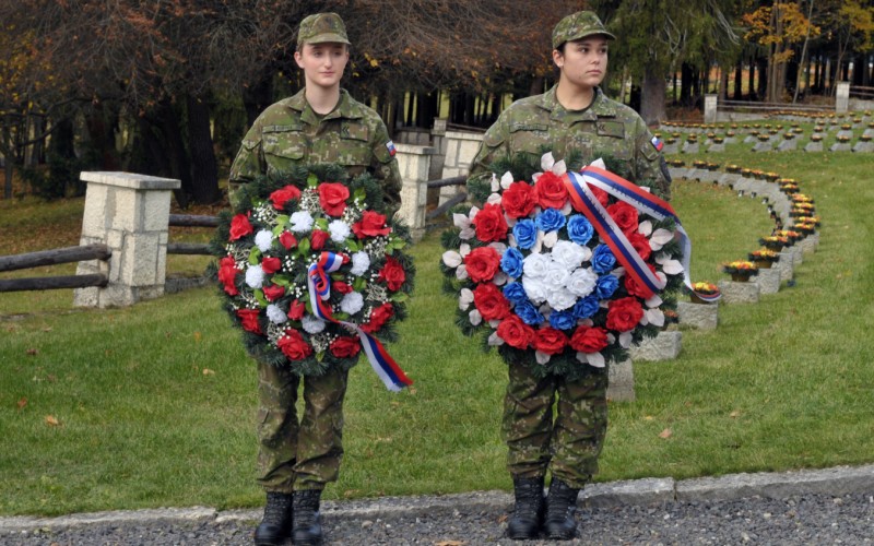 Memorial at military cemetery Háj-Nicovô, October 30th 2025