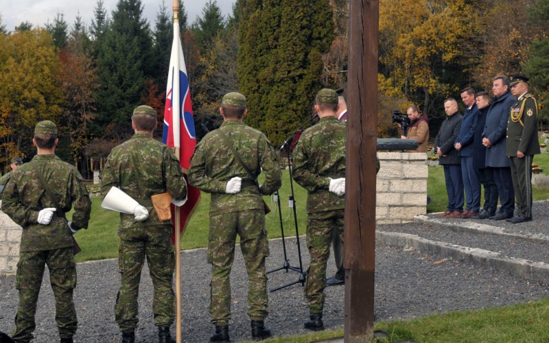 Memorial at military cemetery Háj-Nicovô, October 30th 2025