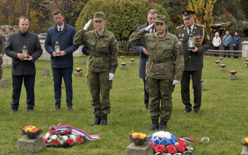 Memorial at military cemetery Háj-Nicovô, October 30th 2025