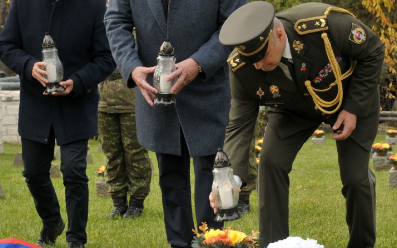 Memorial at military cemetery Háj-Nicovô, October 30th 2025