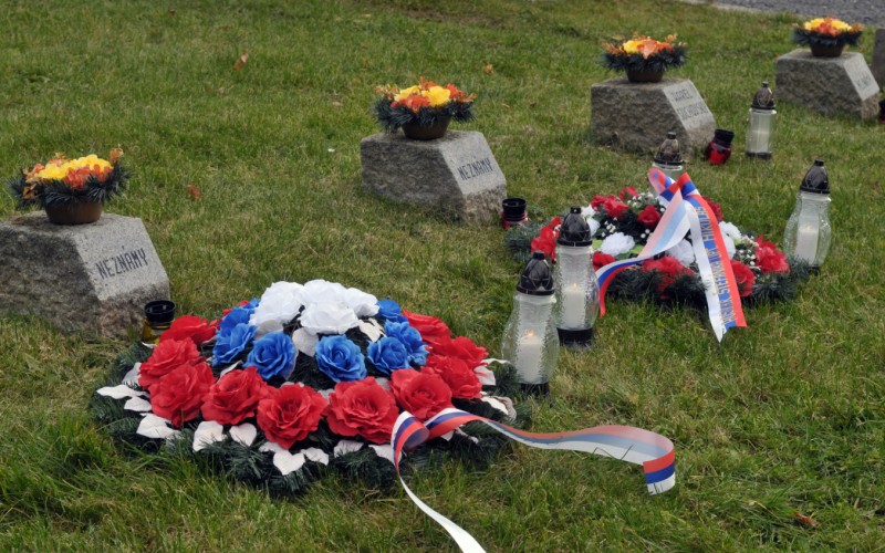 Memorial at military cemetery Háj-Nicovô, October 30th 2025