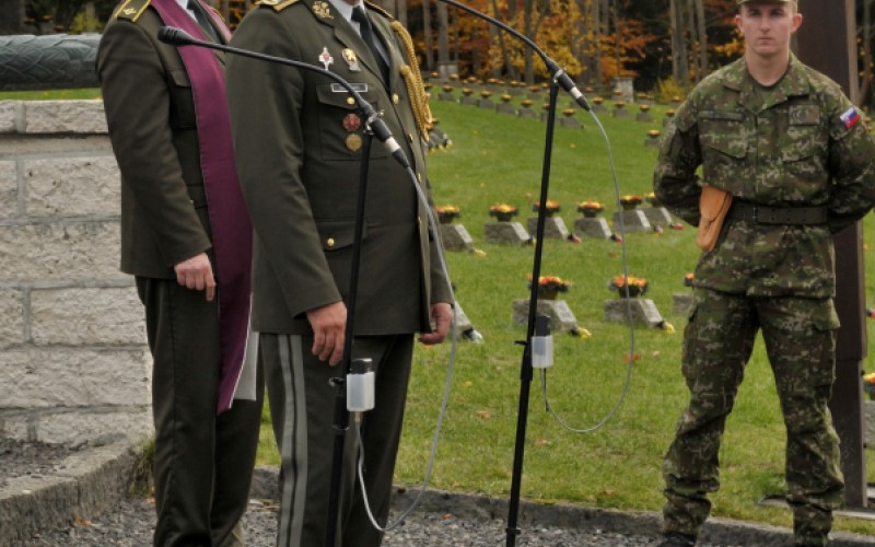 Memorial at military cemetery Háj-Nicovô, October 30th 2025