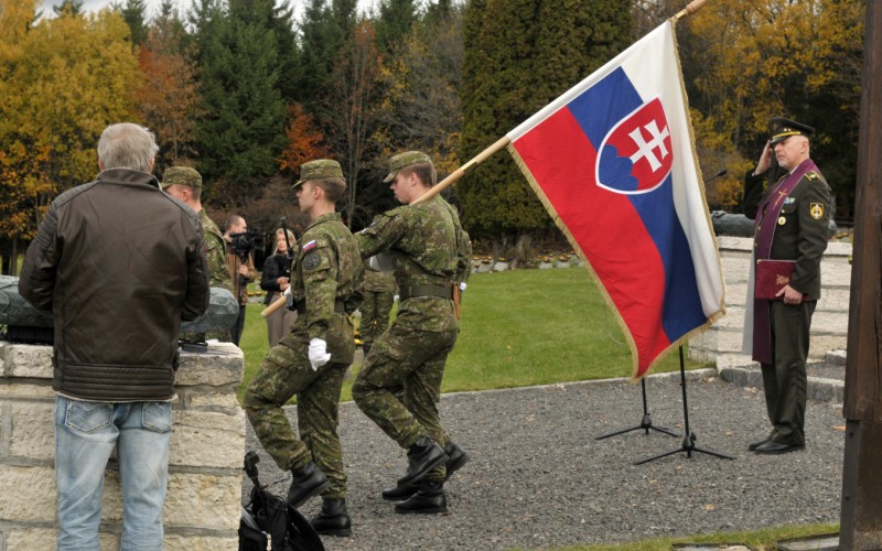 Memorial at military cemetery Háj-Nicovô, October 30th 2025