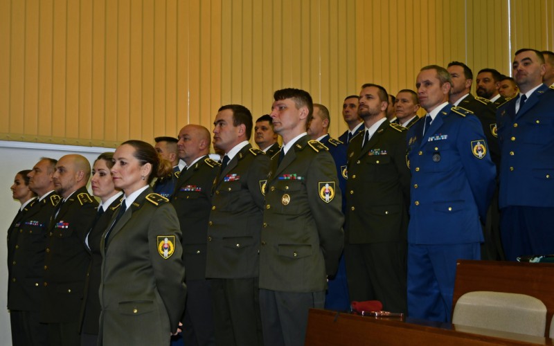 Slávnostné ukončenie 23. VYŠŠIEHO VELITEĽSKO–ŠTÁBNEHOKURZU