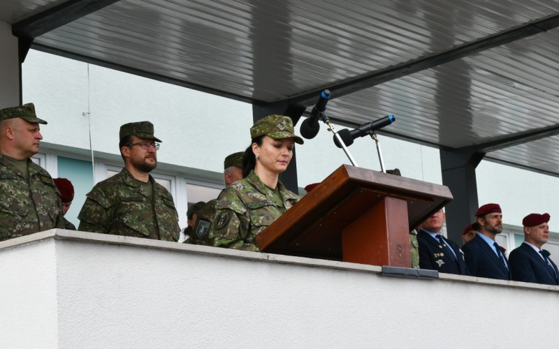 Slávnostný nástup pri príležitosti odovzdania bordových baretiek, 16.03.2026