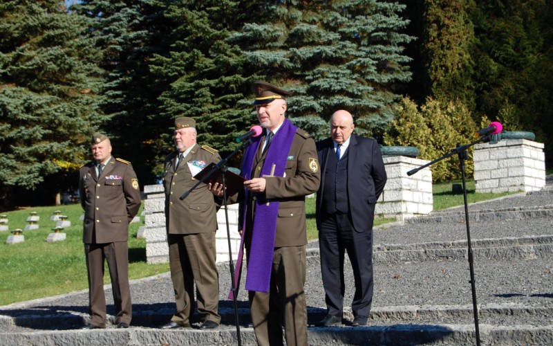 Memorial for fallen soldiers, October 27th 2022