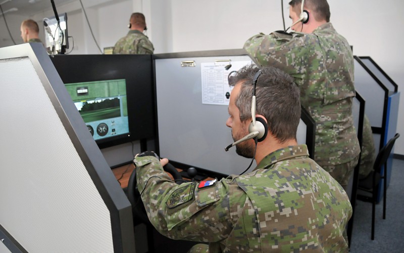The ISTAR battalion practiced in the Simulation Center, November 15th 2022
