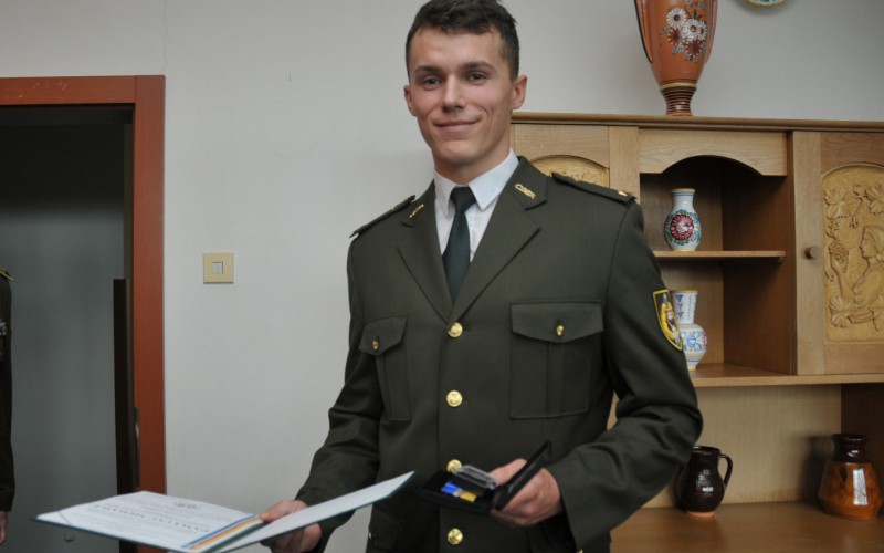 Kadet Akadémie ozbrojených síl pri záchrane života