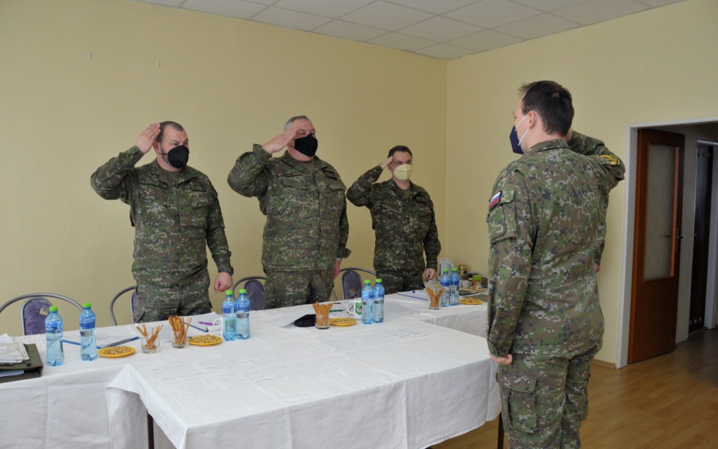 Záverečné preskúšanie kadetov z vojenského programu