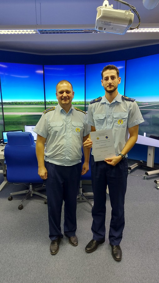 Kvalifikačný výcvik študenta AOS na simulačnom centre AOS