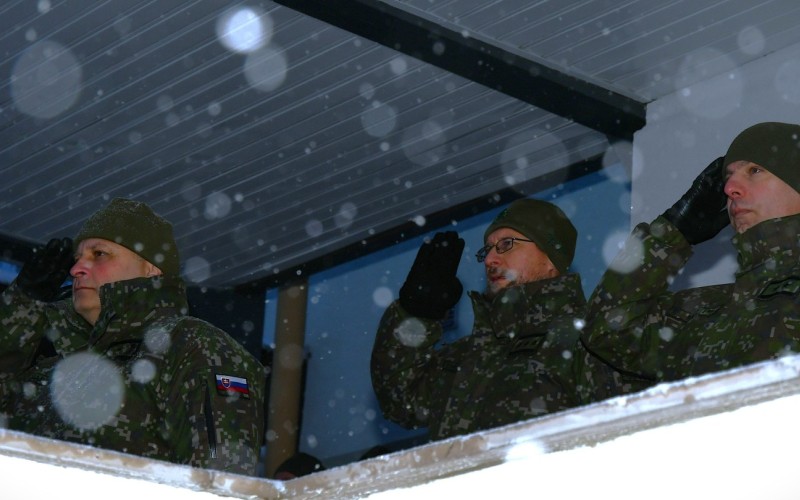 Slávnostný nástup pripomenul 33 rokov samostatnej Slovenskej republiky