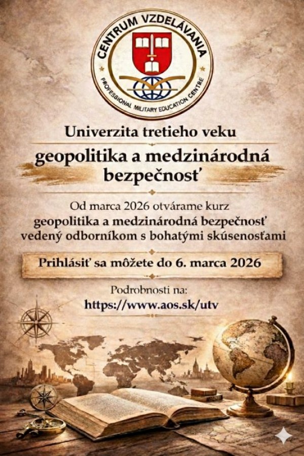 Otvárame nový kurz geopolitika a národná bezpečnosť