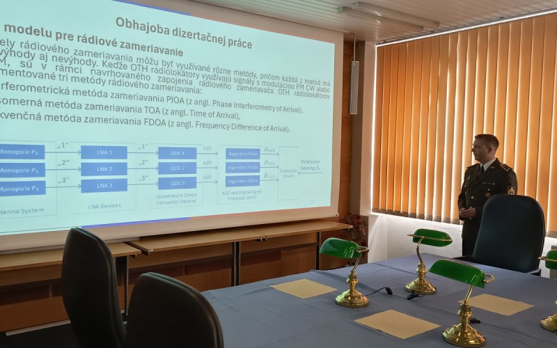 OBHAJOBA DOKTORANDSKEJ PRÁCE NA KATEDRE ELEKTRONIKY