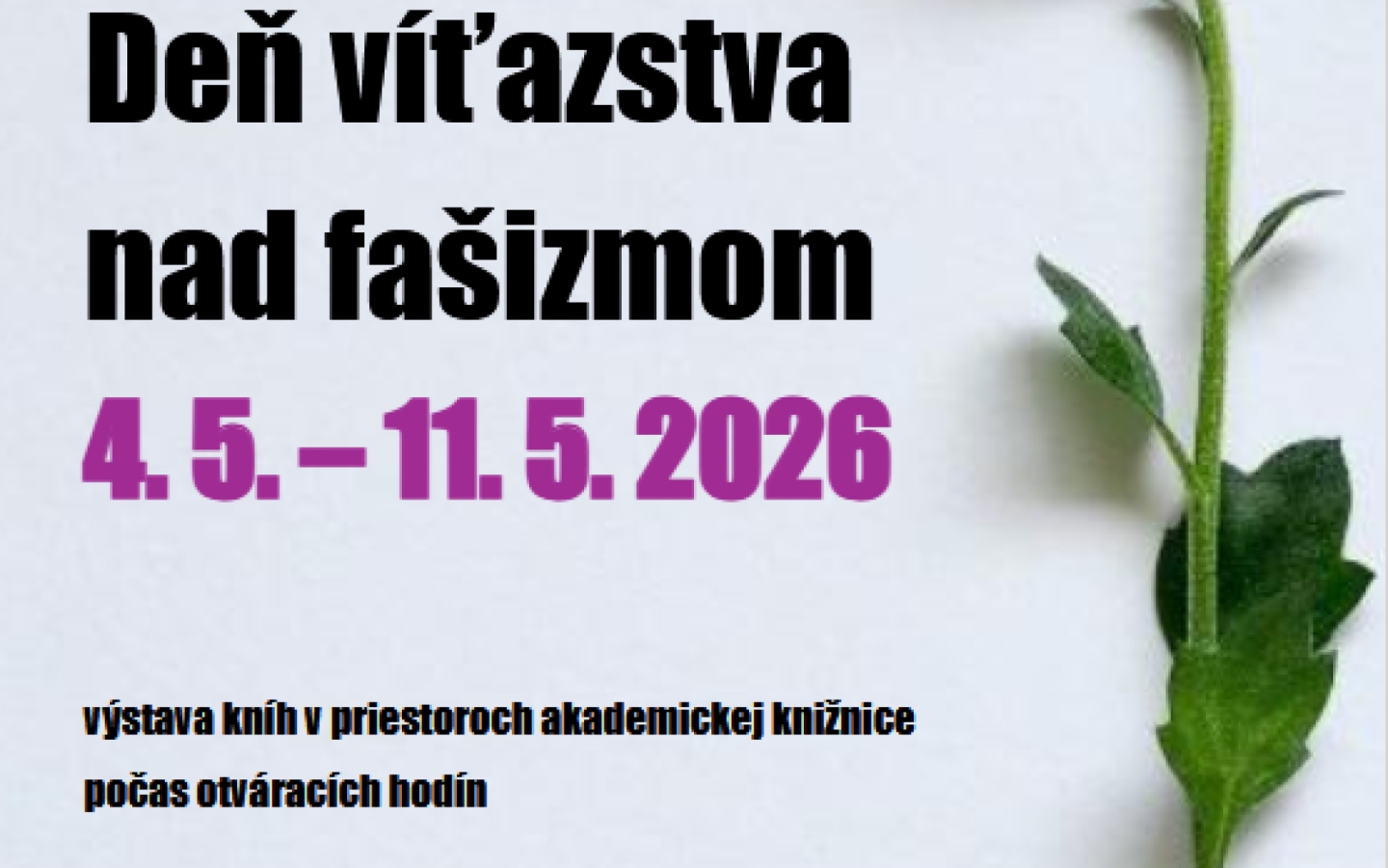 Pripomíname si ... Deň víťazstva nad fašizmom