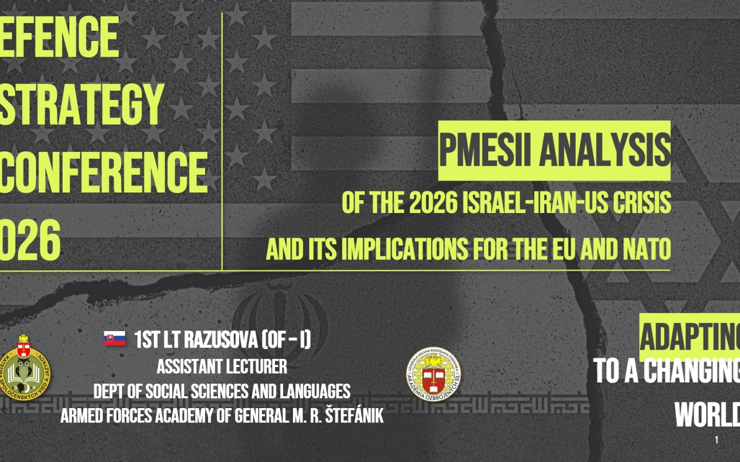 Účasť na medzinárodnej konferencii Defence & Strategy 2026 v Prahe