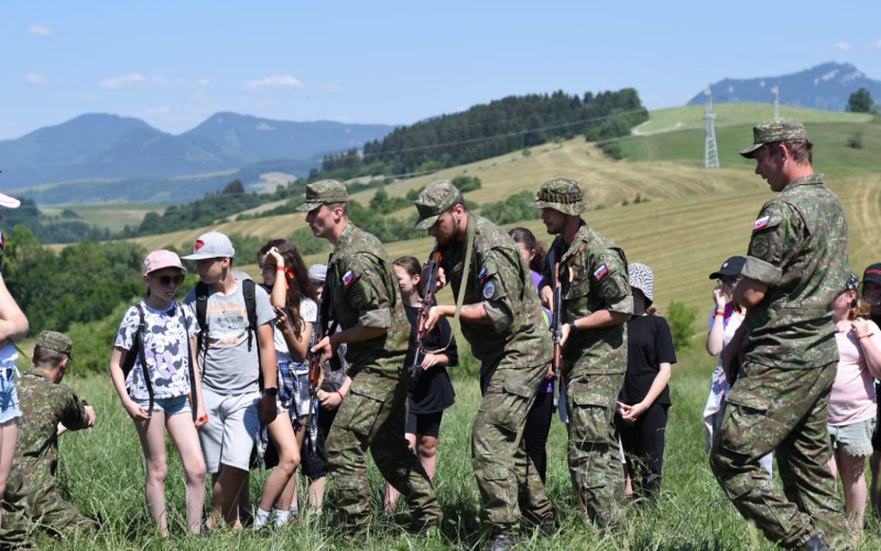 Spolupráca školských jednotiek pri účelovom cvičení