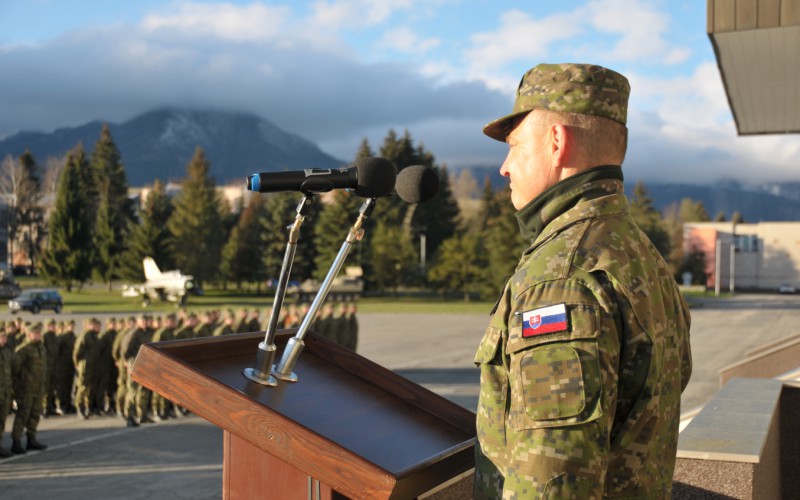 Formation of professional soldiers of AFA - introduction of the new vice-rector, April 3rd 2023